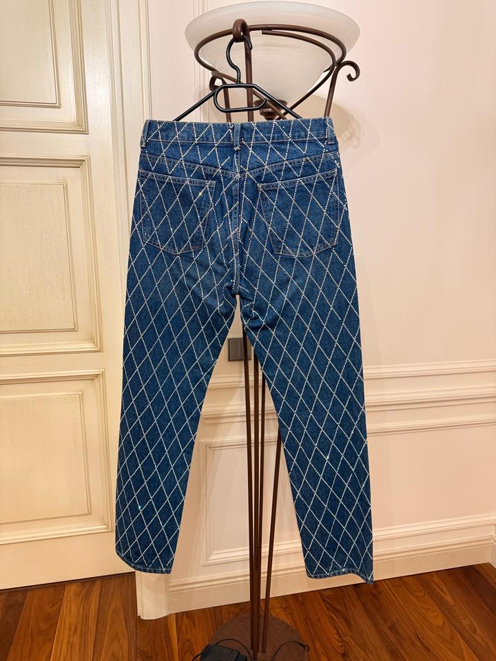 Джинсы со стразами Zara 36