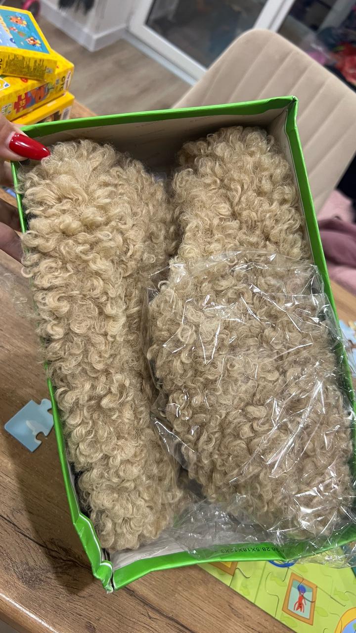 Пушистые тапочки стиляги