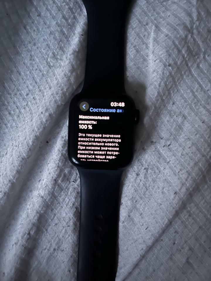 Смарт-часы Apple Watch SE GPS Gen.2 2024 S/M 40 мм черный-черный