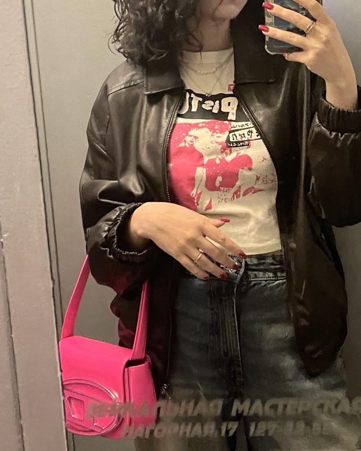 Сумка Diesel розовая