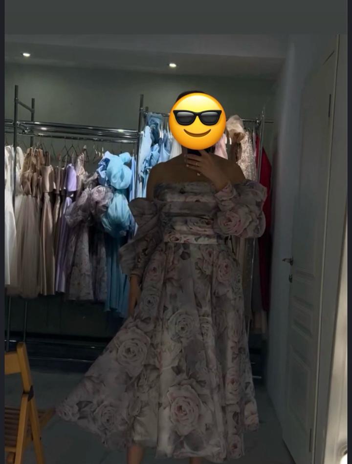 Платье пошито на заказ в Москве