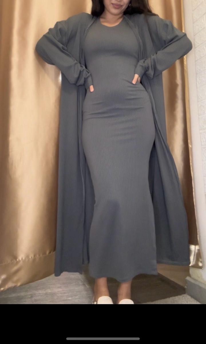 Двойка (платье+абайка)