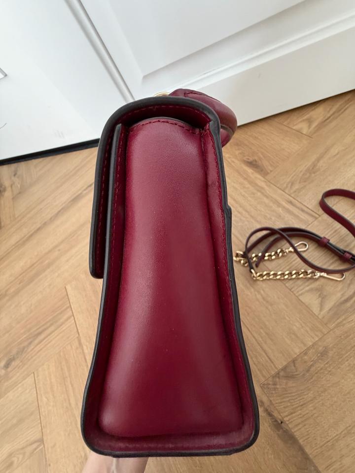 Сумка бордовая Michael kors