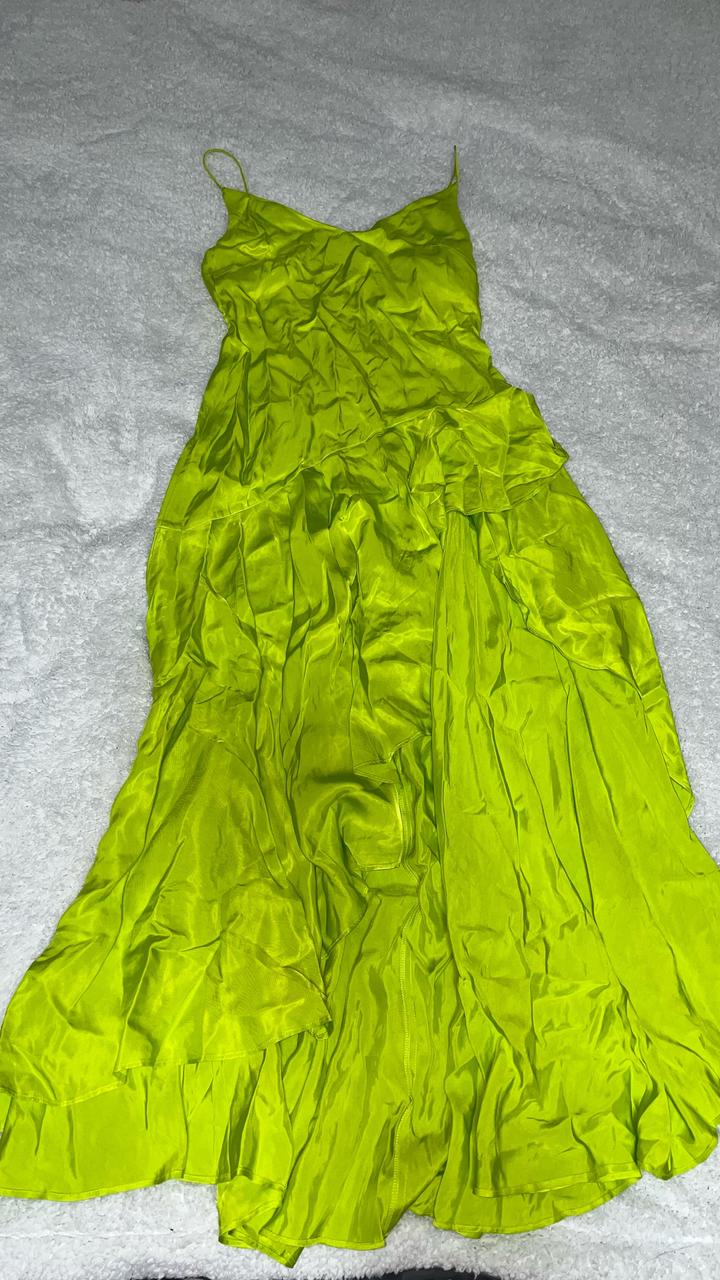 зеленое платье LIME