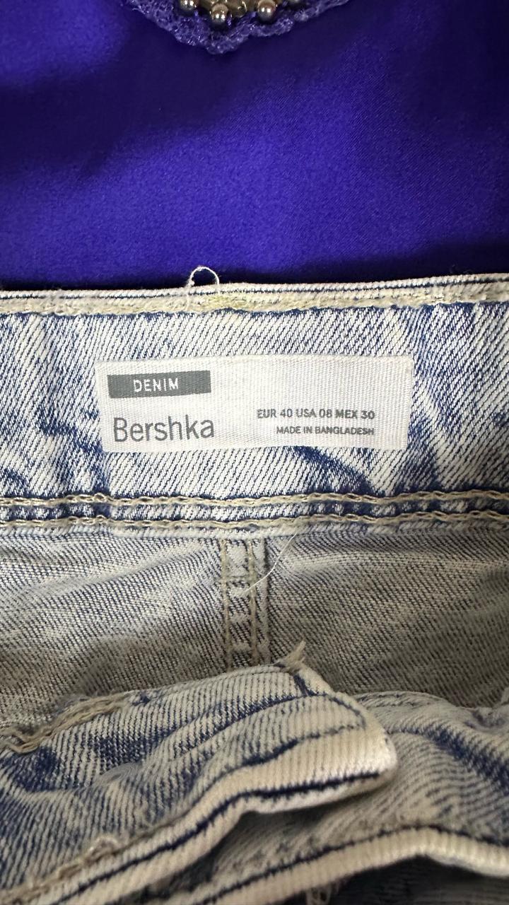 Джинсовая мини-юбка Bershka