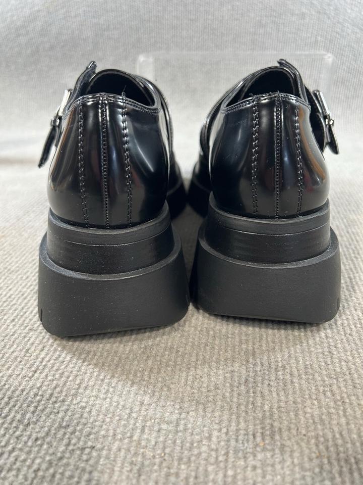 Bershka black Chunky Buckle Platform