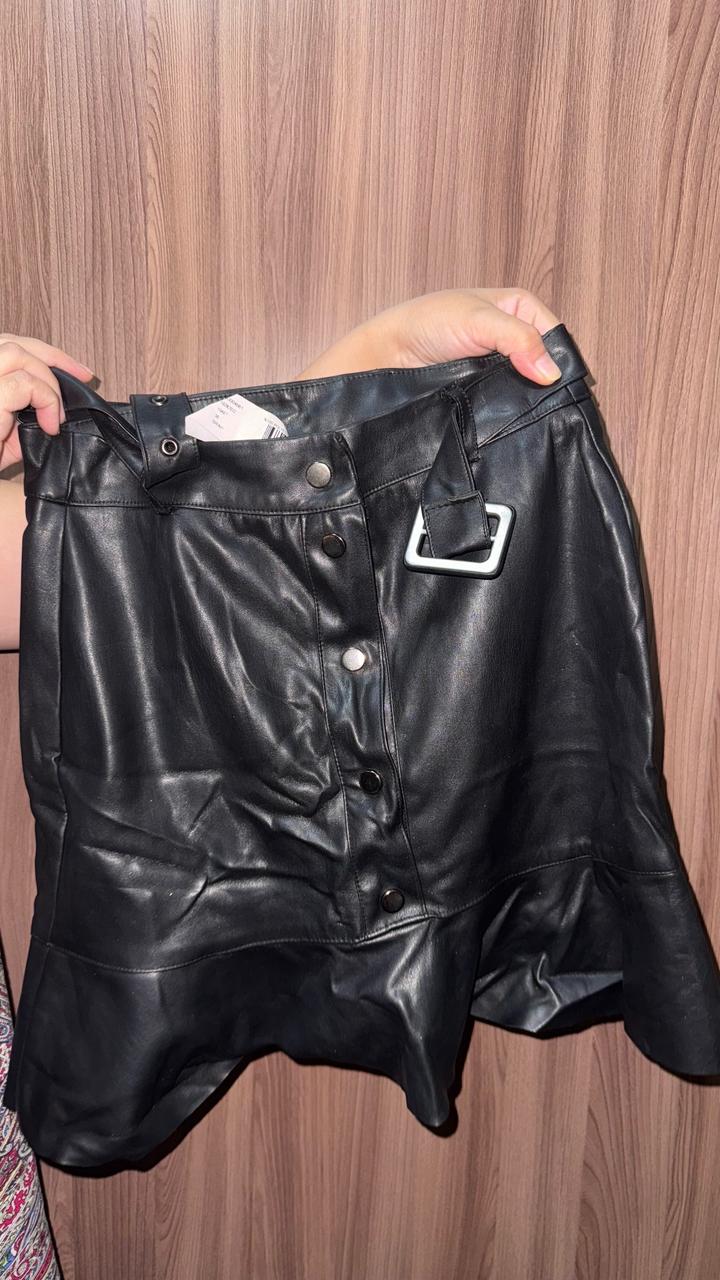 Кожанная юбка