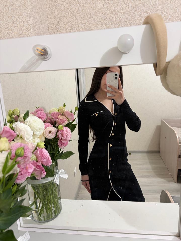 Lichi личи черное платье