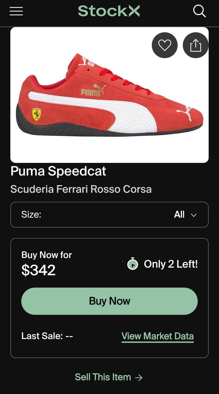 Puma SpeedcatScuderia Ferrari Rosso Corsa