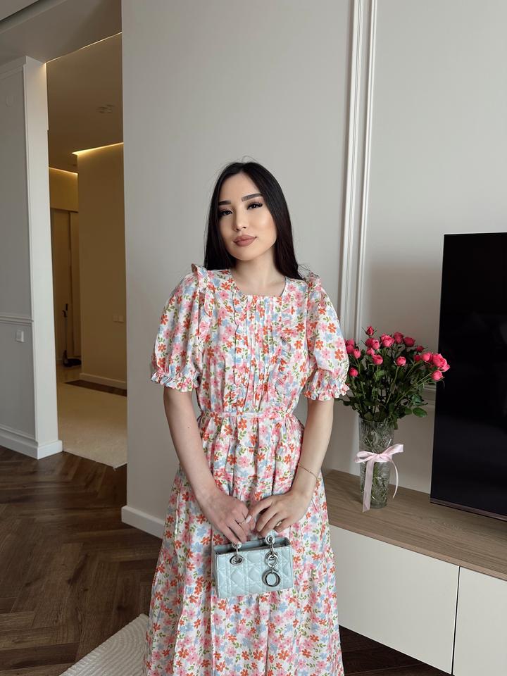 Цветочное платье