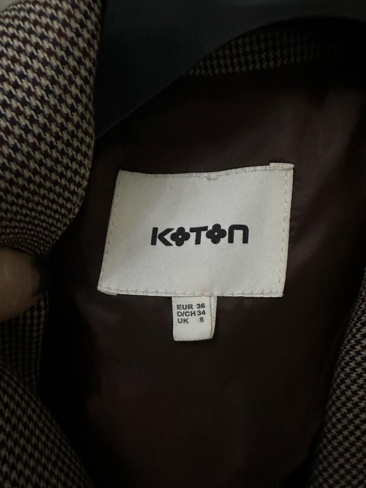 Коричнивый кастюм катон