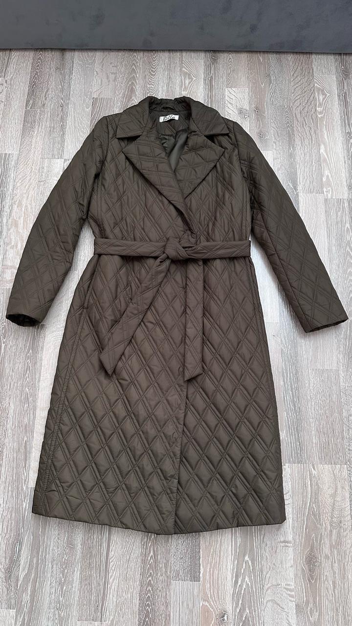 Стеганное пальто