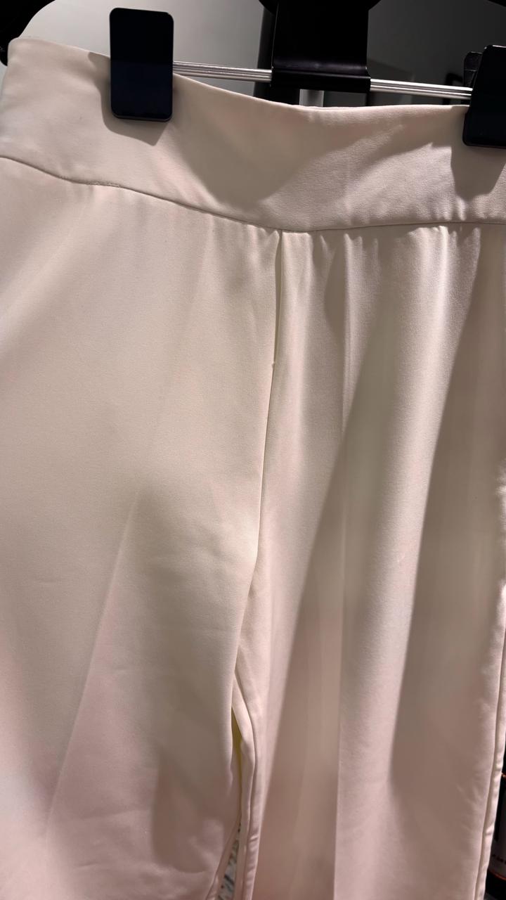 Белые брюки с подкладом