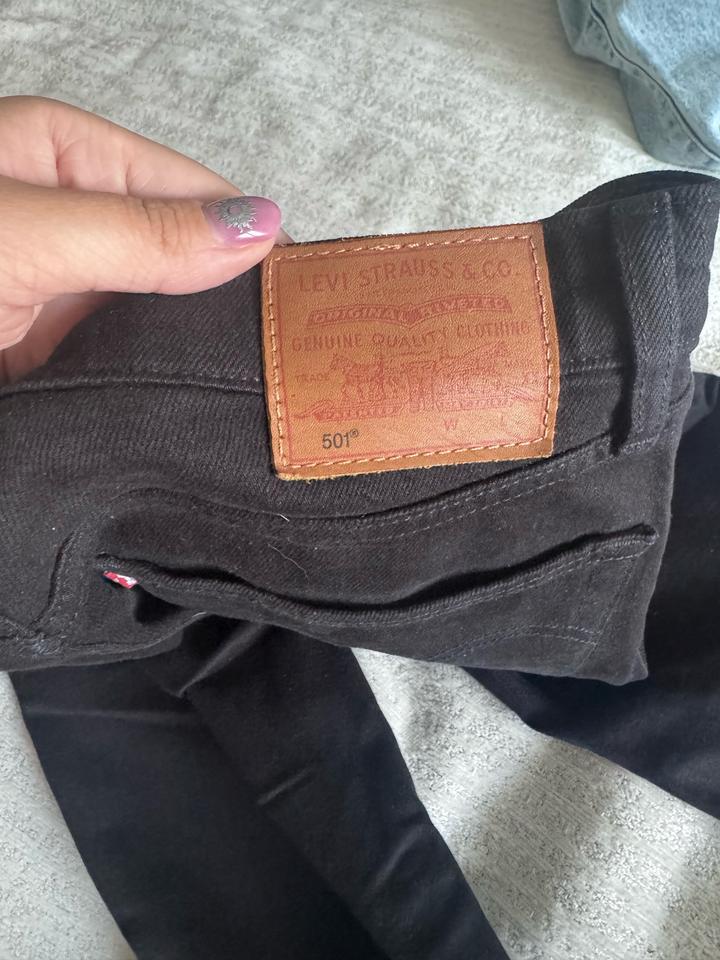 Джинсы Levi’s черные. Модель 501