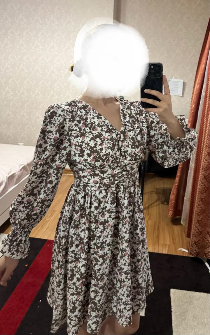 Летнее цветочное платье