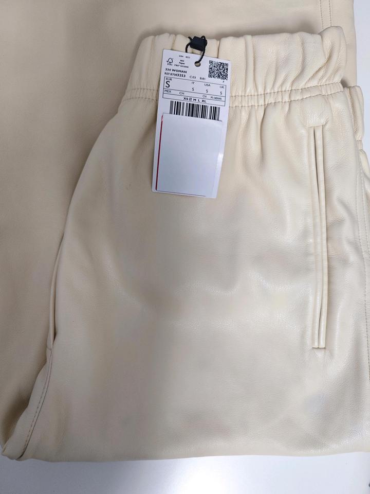 Кожаные шорты Mango NEW