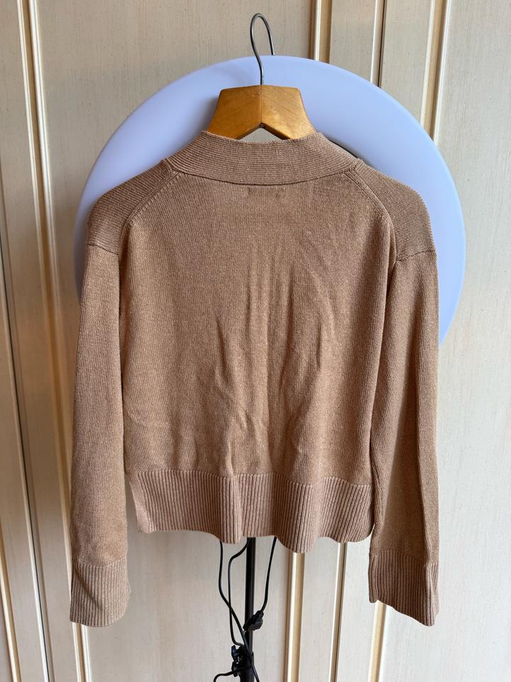 Коричневый кардиган Massimo Dutti