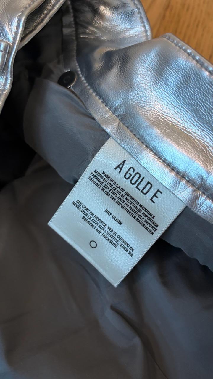 Металлические брюки