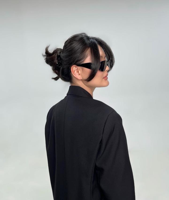 Черный пиджак Courage Couture размер S-M оверсайз фасон