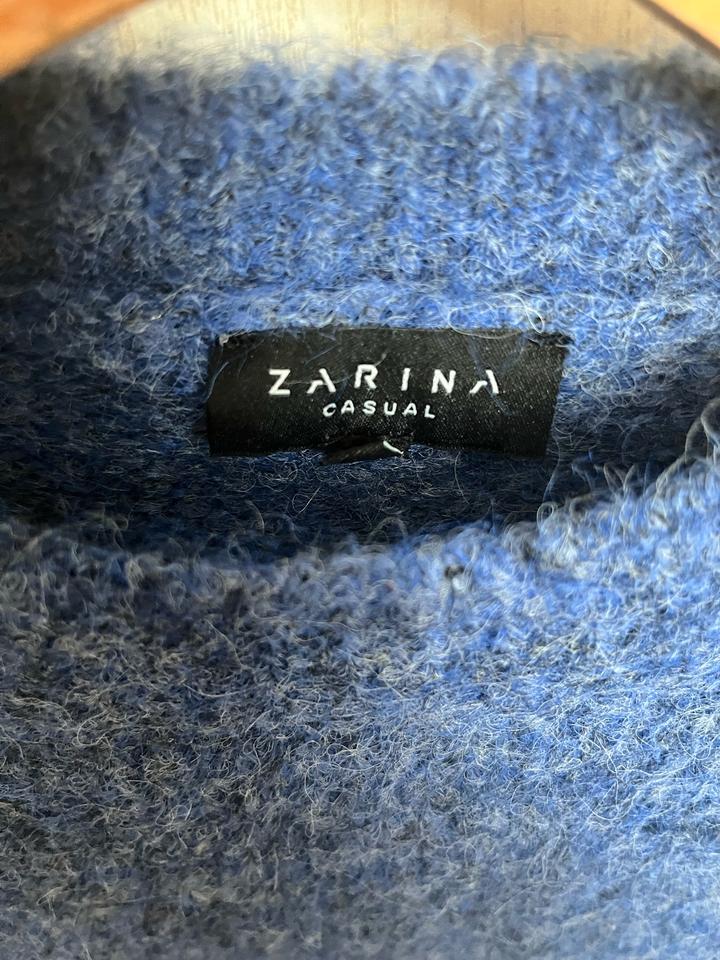 Джемпер укороченный zarina цвета индиго