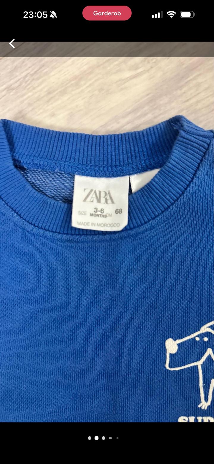 Свитшот и джинсы на 68-74