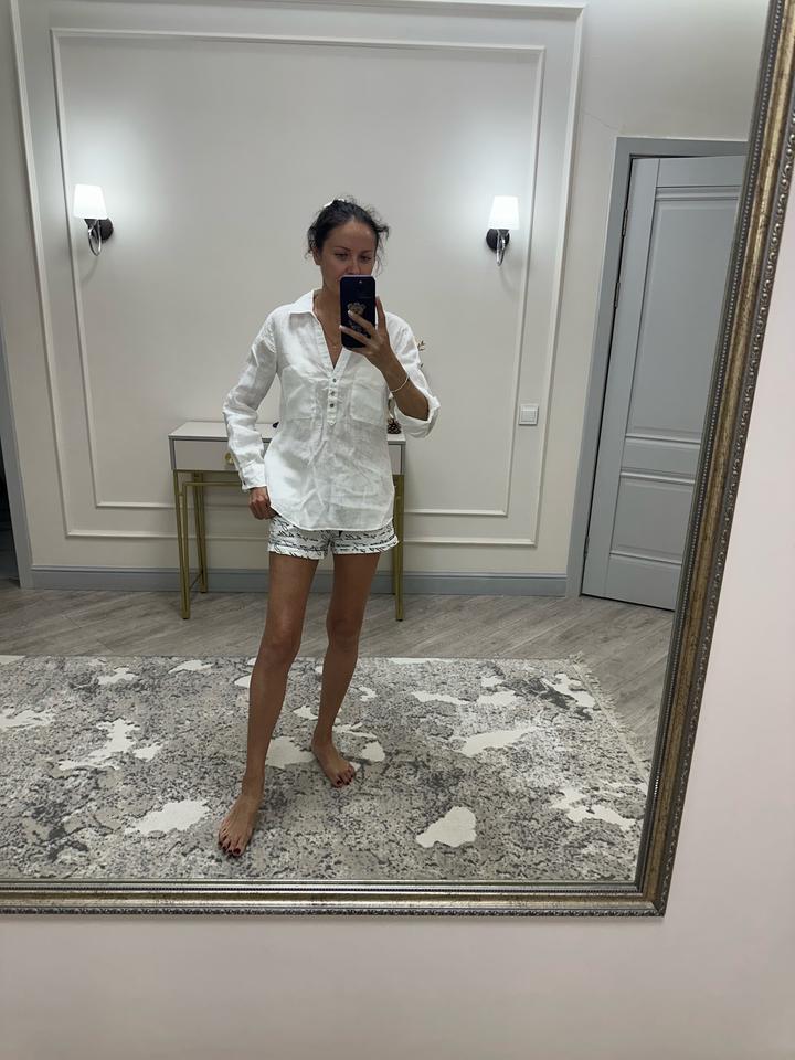 Льняная рубашка Zara
