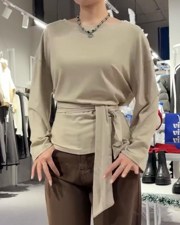 Лонгслив Vivien бежевый