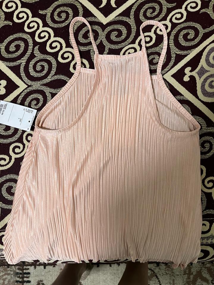 Персиковый топик Bershka