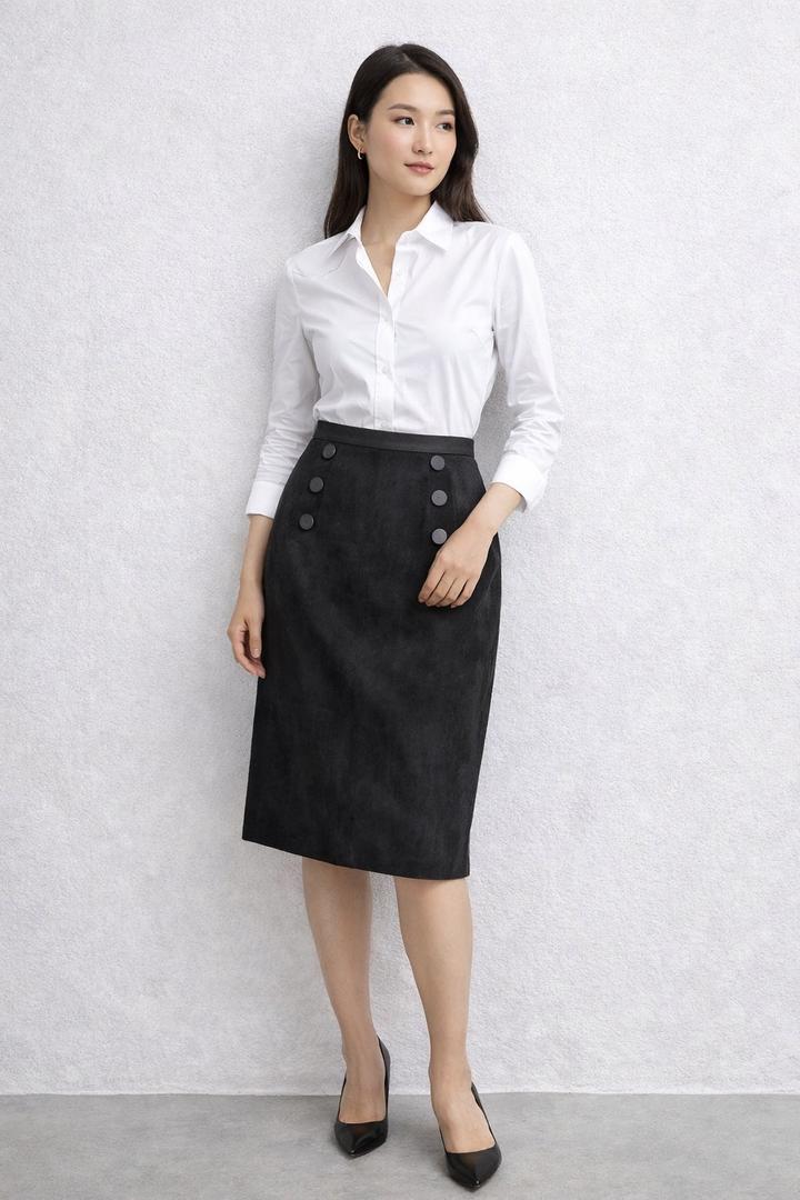 Стильная юбка H&M в трендовом минималистичном стиле