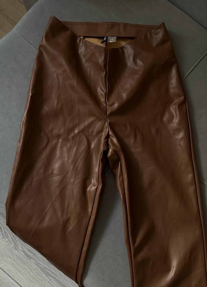 Кожаные брюки новые