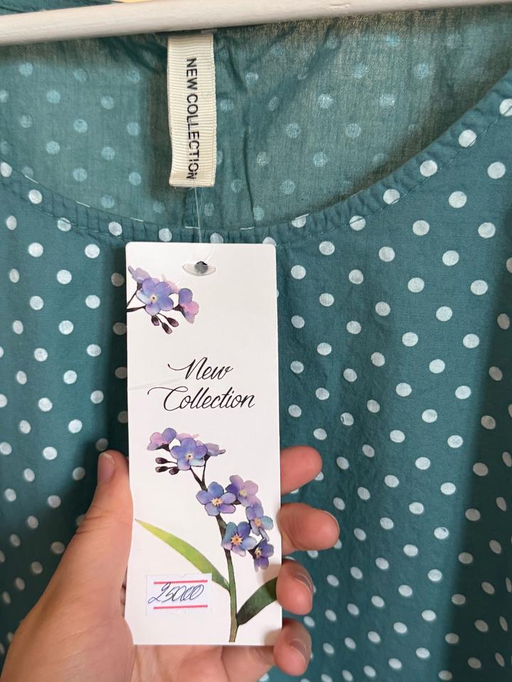 Итальянское платье в горошек из хлопка