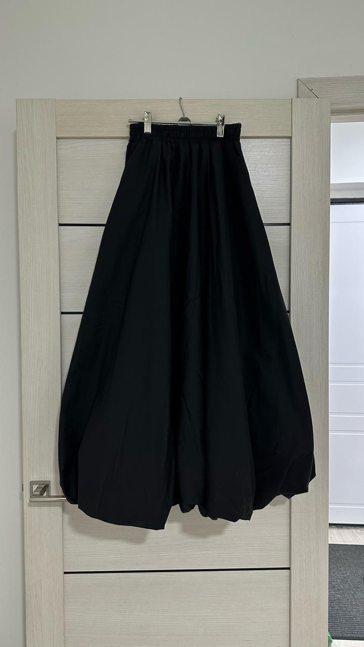 Юбка баллон черная