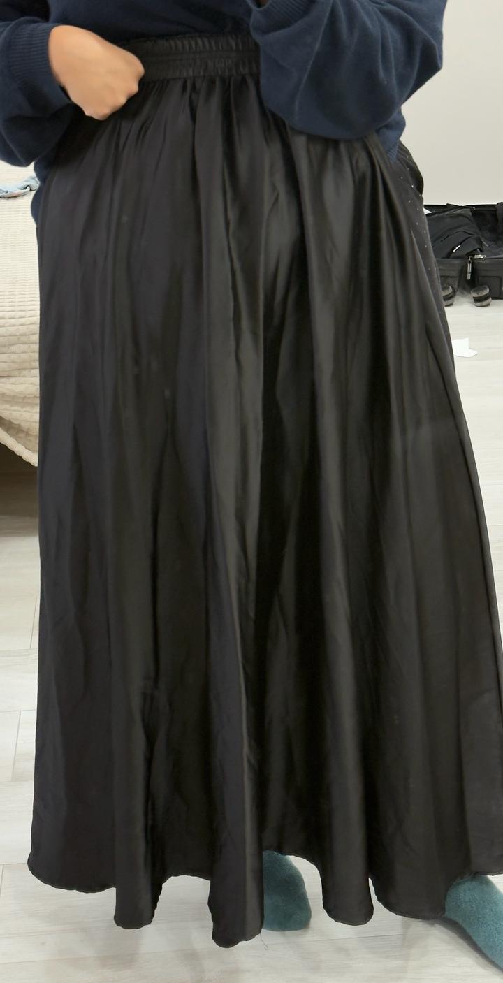 Юбка атласная