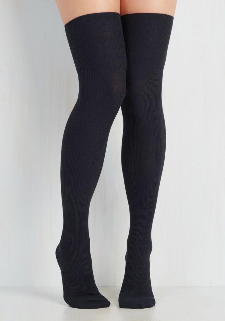 Черные женские гетры