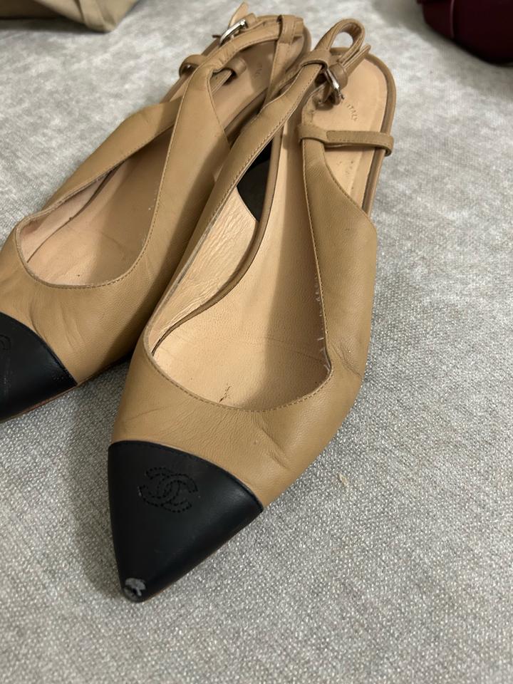 Босоножки на танкетке Chanel