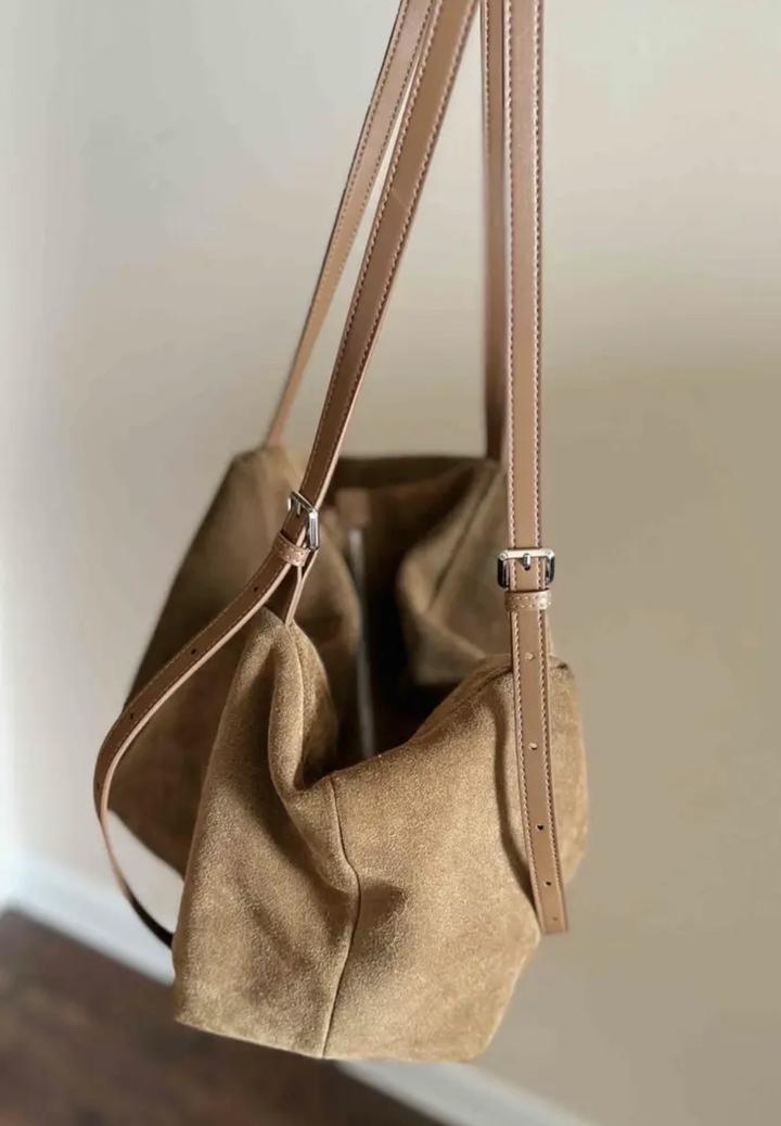 Сумка замшевая