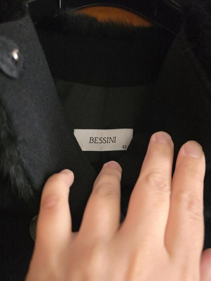 Говое женское пальто с воротником из кролика🖤