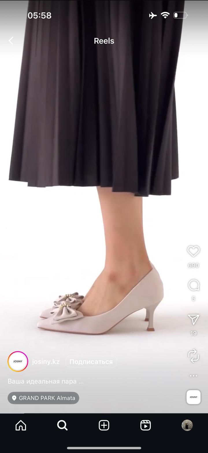 Туфли с бантом