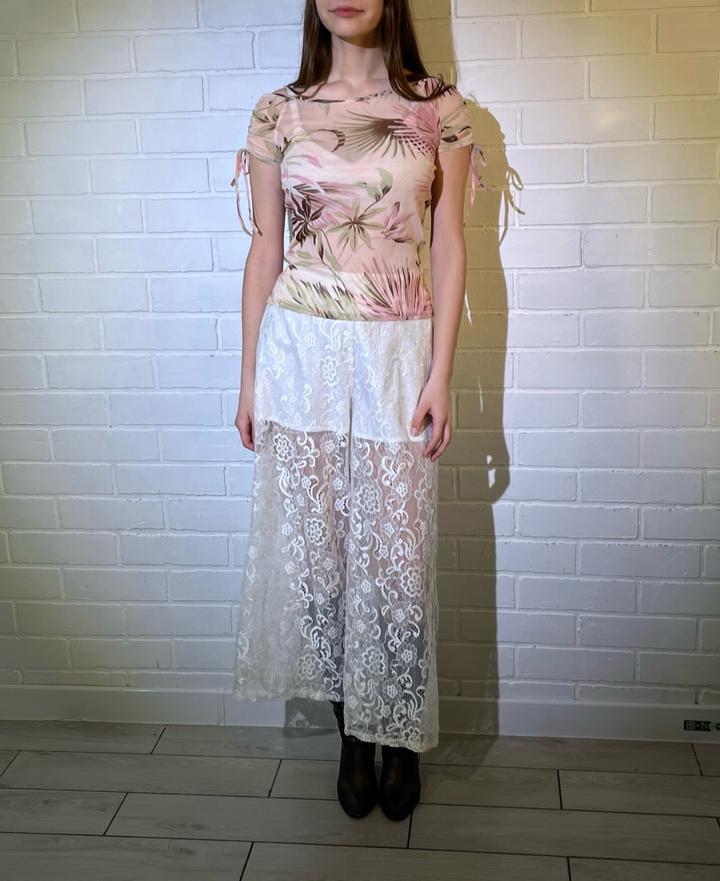 Полупрозрачный топ