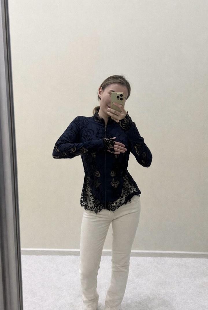 Elie Tahari блуза на молнии