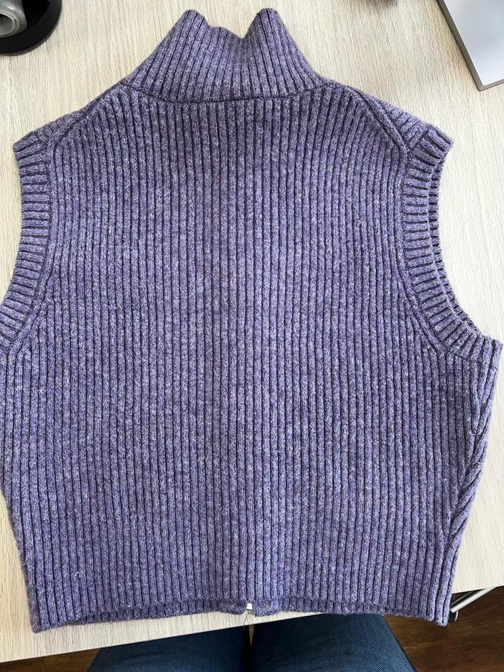 Weekday, Укороченная сиреневая жилетка, XS