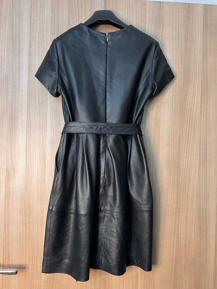 Кожаное платье Массимо Дутти