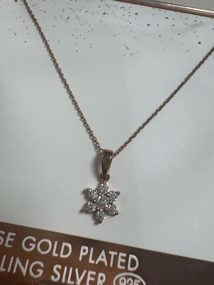 Серебряная подвеска 925 проба, фианиты
