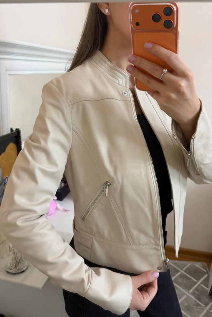 Оригинальная Куртка sportmax из натуральной кожи