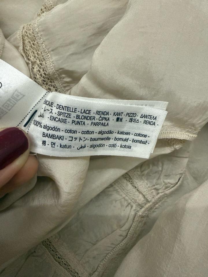 Платье Зара молочная