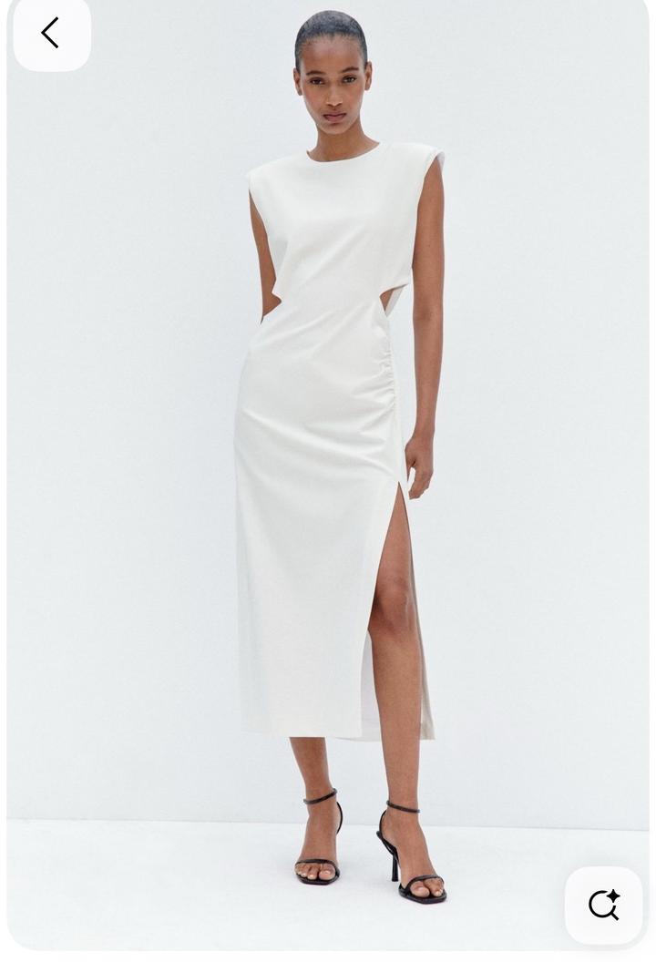 Белое платье Zara