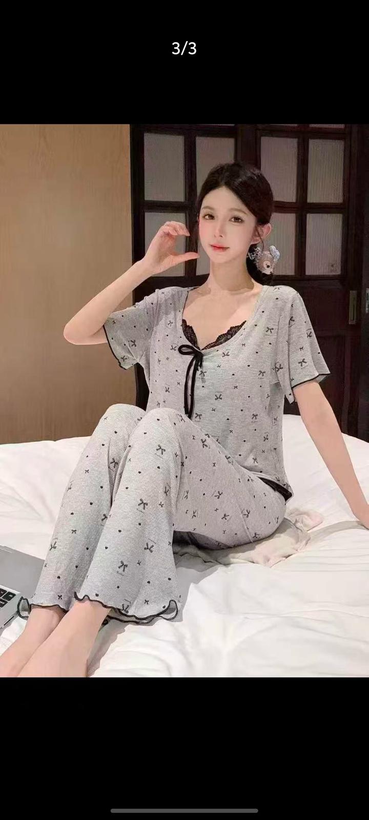 Пижама женская двойка, хлопок