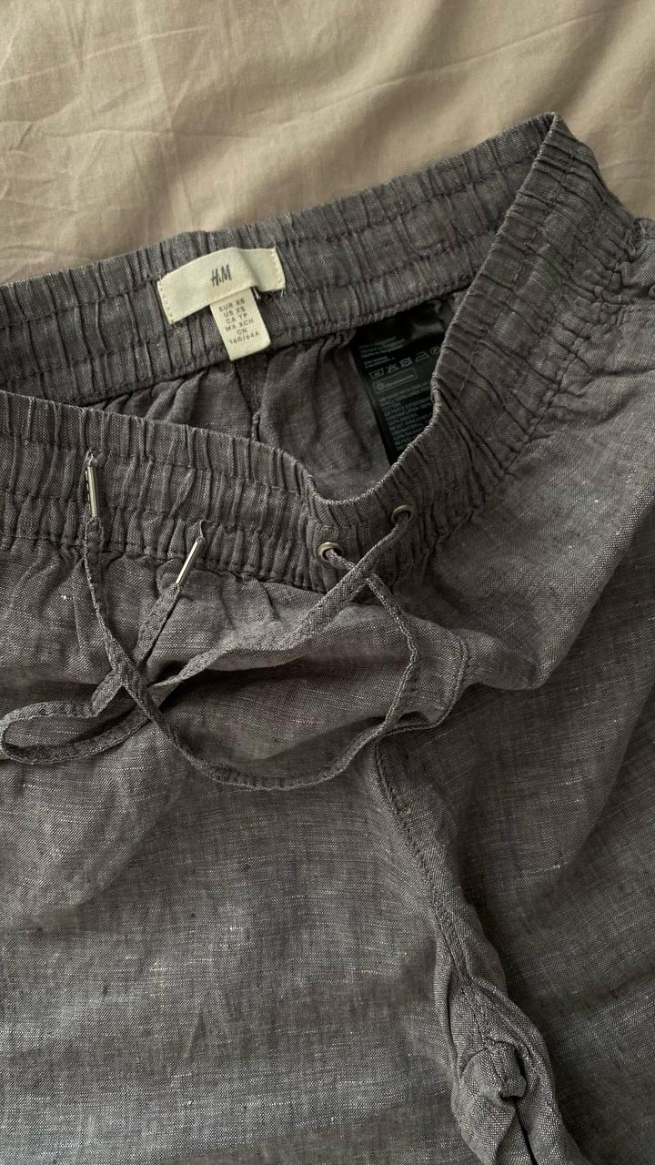 Льняные брюки H&M