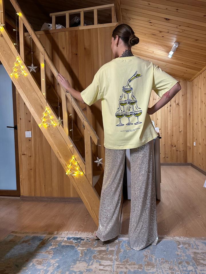 Брюки с пайетками