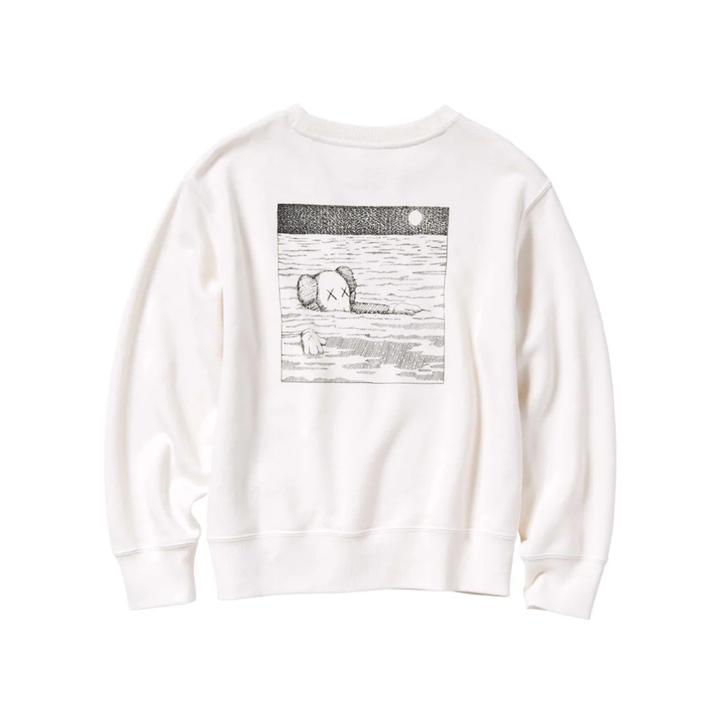 Белая кофта Kaws x Uniqlo